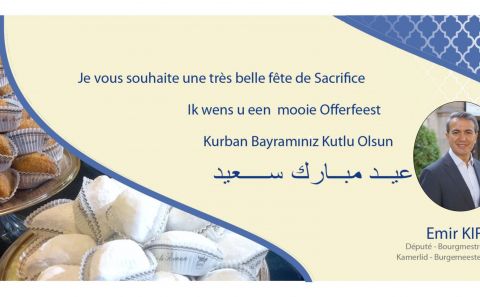 SAINT JOSSE BELEDİYE BAŞKANI EMİR KIR'DAN BAYRAM TEBRİK MESAJI