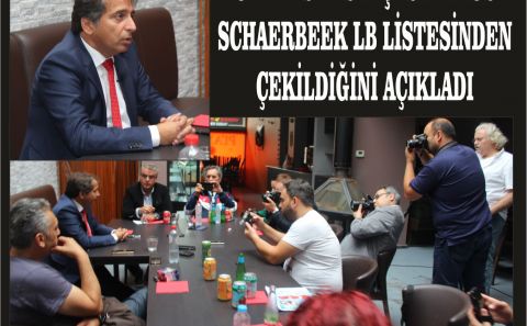 DUAYEN SİYASETÇİ SAİT KÖSE SCHAERBEEK LB LİSTESİNDEN ÇEKİLDİĞİNİ AÇIKLADI