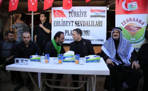 T.C. IRAK BÜYÜKELÇİMİZ FATİH YILDIZ ERBAİN NEDENİYLE, KERBELA'DA İMAM HÜSEYİN'İN MAKAMINI ZİYARET ETTİ