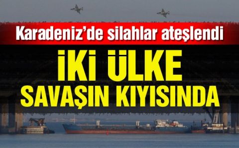Ukrayna gemisi Ruslar tarafından vuruldu