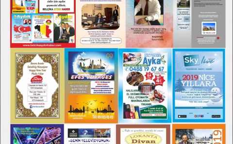 DERGİMİZE YILBAŞI TEBRİK İLANLARI VERENLERE ÇOK TEŞEKKÜRLER. İLAN VE REKLAMLARI SİZLERLE PAYLAŞIYORUZ.