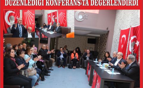 CHP BELÇİKA BİRLİĞİ YEREL SEÇİMİ DÜZENLEDİĞİ KONFERANSâ€ºTA DEĞERLENDİRDİ
