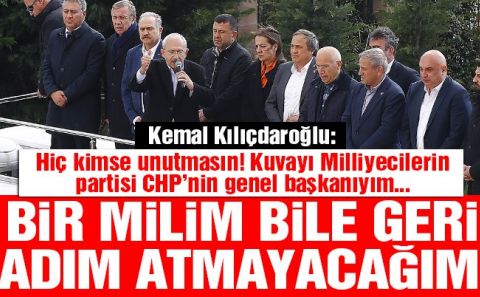 Saldırının ardından Kılıçdaroğluâ€™ndan ilk açıklama! â€˜Bir milim geri adım atmayacağımâ€™