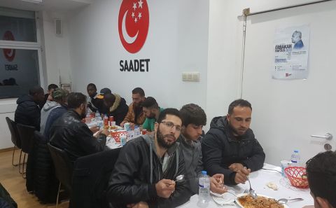SAADET AVRUPA BELÇİKA TEMSİLCİLİĞİ GELENEKSEL 4. MÜLTECİ İFTARI BEREKETLİ OLDU.