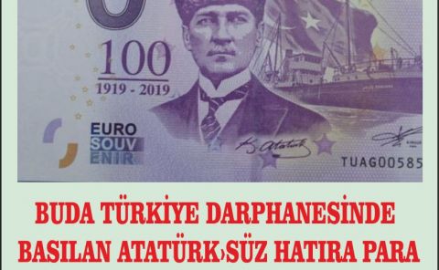 100. yıl parası böyle olur… Euroâ€™da Atatürk fotoğrafı