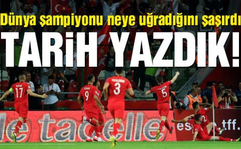 Türkiye Fransa 2-0 | Türkiye tarih yazdı!