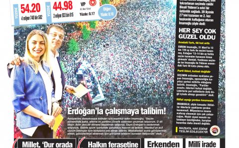 IBB BAŞKANLIĞILINA SEÇİLEN EKREM İMAMLOĞLU'NUN ZAFERİNİ TÜRK BASINI NASIL GÖRDÜ?