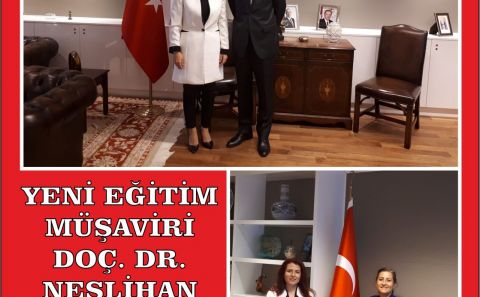 YENİ EĞİTİM MÜŞAVİRİ DOÇ. DR. NESLİHAN KARATAŞ DURMUŞ GÖREVİNE RESMEN BAŞLADI
