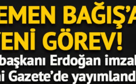 Egemen Bağış büyükelçi oldu! Atama kararı Resmi Gazete'de