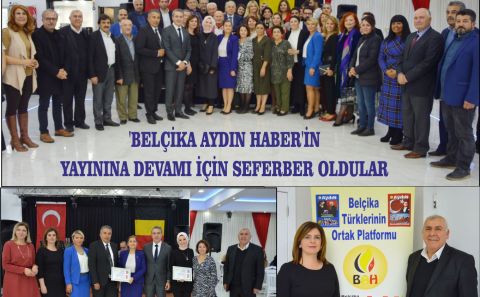 â€˜BELÇİKA AYDIN HABERâ€™İN YAYININA DEVAMI İÇİN SEFERBER OLDULAR