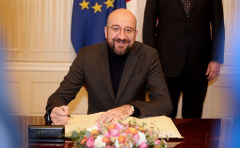 AB Konseyi Başkanı Michel Hırvatistan'da