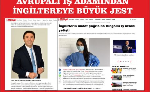 AVRUPALI İŞ ADAMI YILMAZ DEMİR İNGİLTERE'NİN İMDATINA YETİŞTİ