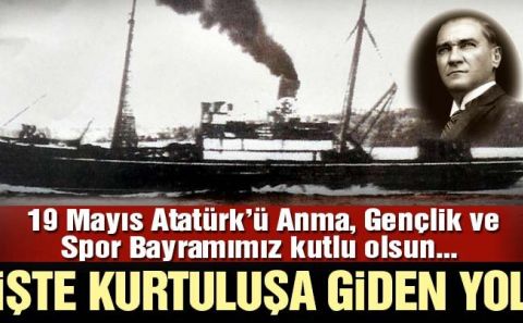 19 Mayıs Atatürkâ€™ü Anma, Gençlik ve Spor Bayramımız kutlu olsun... 