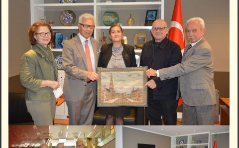 BEL-DOSTâ€™TAN BAŞKONSOLOS DİLŞAD KIRBAŞLI KARAOĞLUâ€™NA VEDA ZİYARETİ