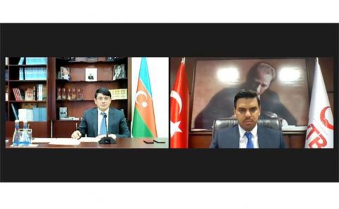 YTB Başkanı Eren, Azerbaycan Diaspora İş Üzre Devlet Komitesi Başkanı Fuad Muradov ile Görüştü...