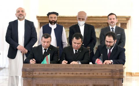 ~~A solemn ceremony of signing a number of important documents between Turkmenistan and Afghanistan took place in Kabul
