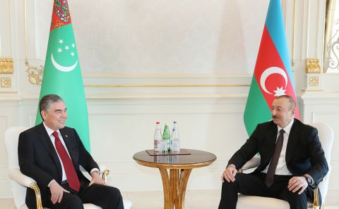 ~~Meeting of the Presidents of Turkmenistan and Azerbaijan