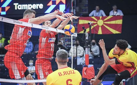 A Milli Erkek Voleybol Takımı İspanya'yı 3-1 yenerek 2'de 2 yaptı
