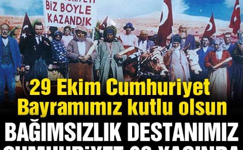 29 EKİM CUMHURİYET BAYRAMIMIZ KUTLU OLSUN...