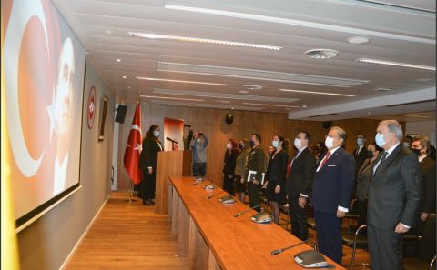 CUMHURİYETİMİZİN KURUCUSU ATATÜRK BRÜKSEL BÜYÜKELÇİLİĞİNDE DÜZENLENEN TÖRENLE ANILDI