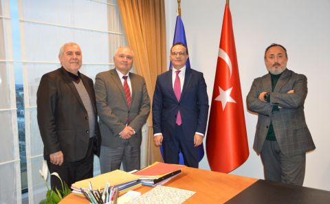 ~~BTMBâ€™NDEN AB NEZDİNDE BÜYÜKELÇİ MEHMET KEMAL BOZAYâ€™A NEZAKET ZİYARETİ