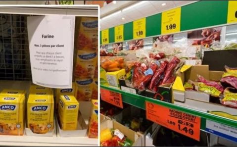 Avrupa'da gıda krizi: Belçika'da raflar boşaldı!