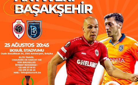 ANTWERPEN - BAŞAKŞEHİR MAÇINI İZLEMEYE NE DERSİNİZ?  MAÇ İÇİN BİLET SATIŞI BIZZ'DE...