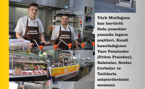 ~~TÜRK MUTFAĞINDA LEZZETİN YENİ ADRESİ â€˜PRESTIGE RESTAURANTâ€™ SCHAERBEEKâ€™DE HİZMETE GİRDİ