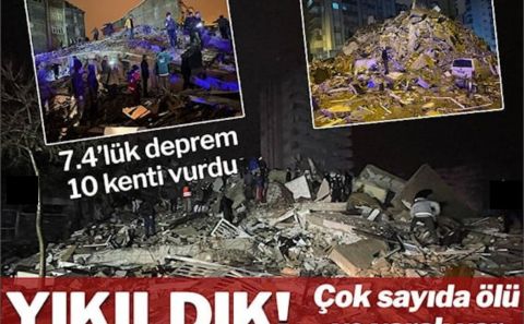 Kahramanmaraşâ€™ta 7.4 büyüklüğünde deprem: 10 kenti vurdu