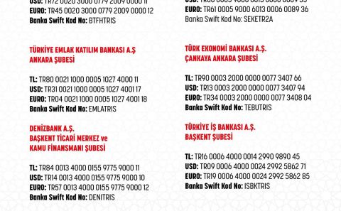 TÜRKİYE CUMHURİYETİ BRÜKSEL BÜYÜKELÇİLİĞİNDEN YARDIM KAMPANYASINA KATILIM DUYURUSU