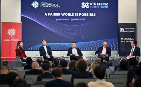 Brüksel’de “Stratcom Public Forum: Daha Adil Bir Dünya Mümkün” Paneli düzenlendi