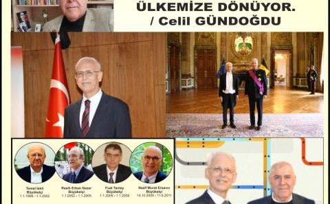 BRÜKSEL BÜYÜKELÇİSİ SAYIN BEKİR UYSAL’DA HARİCİYEMİZE BÜYÜK KATKILARINDAN SONRA, EMEKLİYE AYRILARAK ÜLKEMİZE DÖNÜYOR. / Celil GÜNDOĞDU