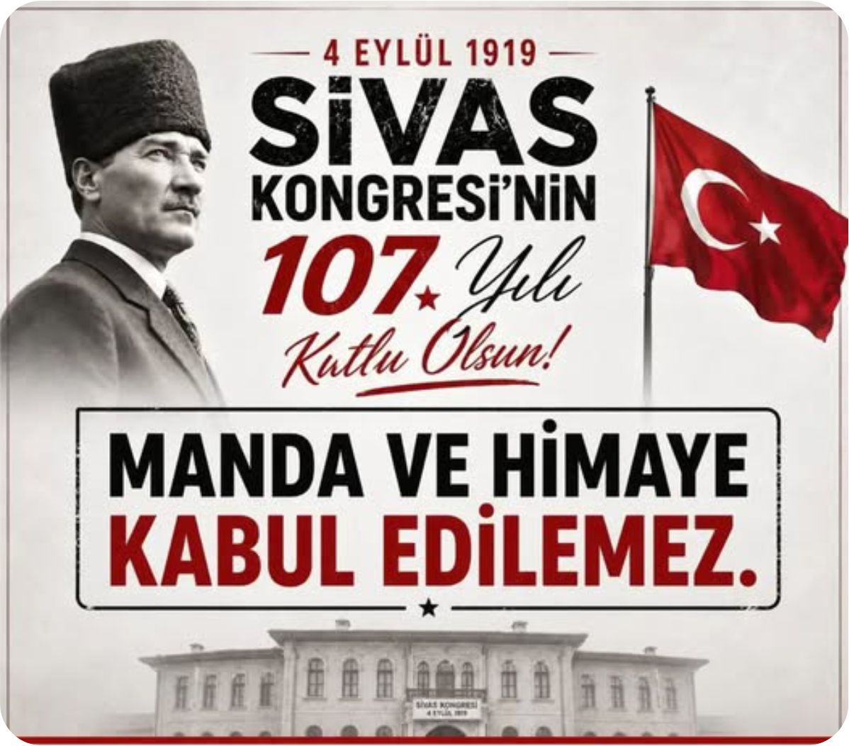 Sivas Kongresi'nin 107. yıl dönümü çeşitli etkinliklerle kutlanıyor
