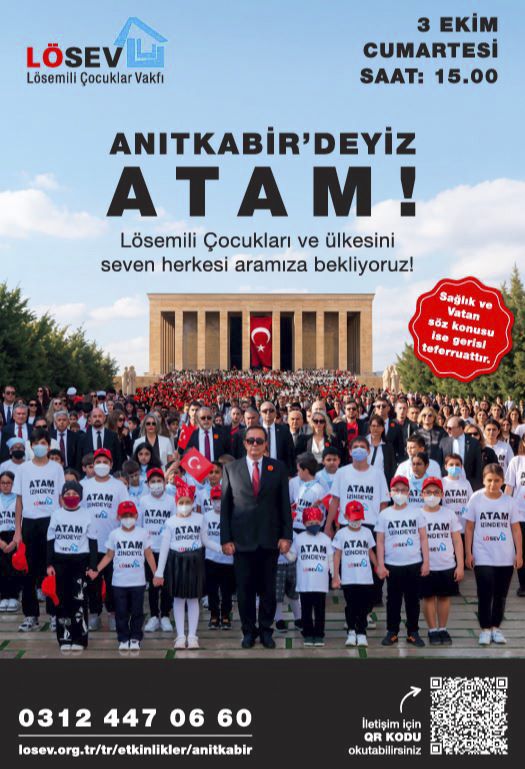 LÖSEV, TÜM TÜRKİYE’Yİ ATATÜRK’ÜN HUZURUNA DAVET EDİYOR