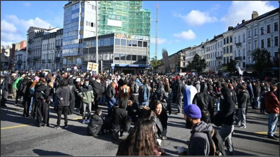 Belçika'daki protestolarda gözaltı sayısı 195'e çıktı