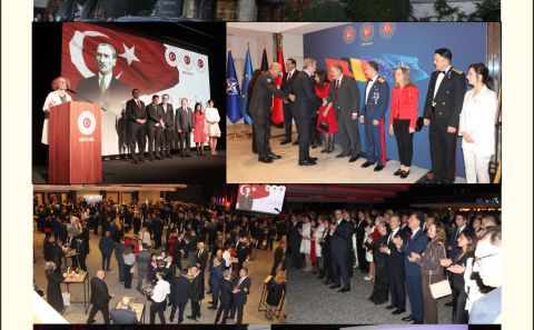 Brüksel'de Türk temsilcilikleri, Cumhuriyet Bayramı için ortak resepsiyon verdi