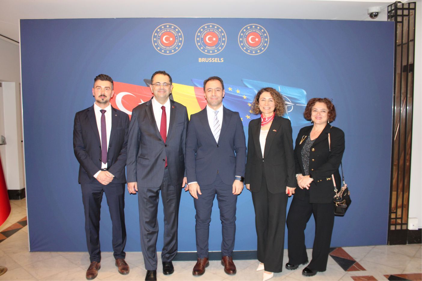 Brüksel'de Türk temsilcilikleri, Cumhuriyet Bayramı için ortak resepsiyon verdi