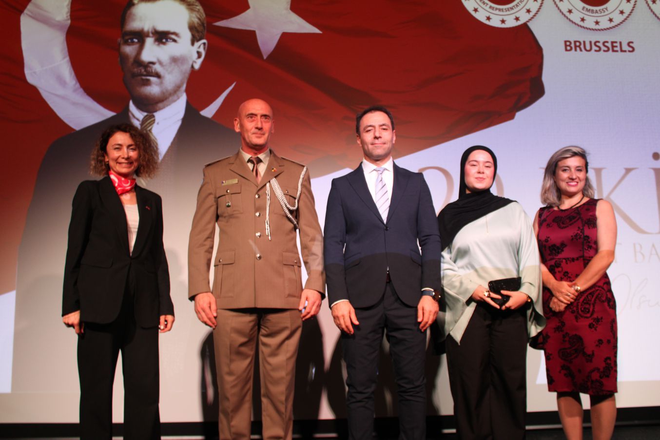 Brüksel'de Türk temsilcilikleri, Cumhuriyet Bayramı için ortak resepsiyon verdi