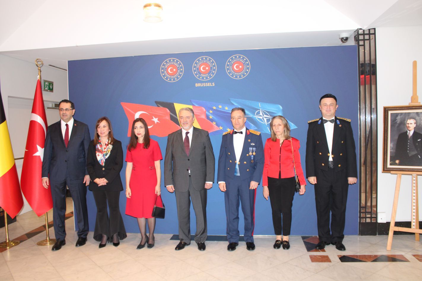 Brüksel'de Türk temsilcilikleri, Cumhuriyet Bayramı için ortak resepsiyon verdi
