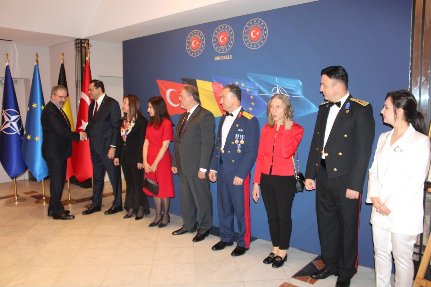Brüksel'de Türk temsilcilikleri, Cumhuriyet Bayramı için ortak resepsiyon verdi